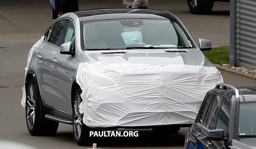 SPYSHOTS: Mercedes-Benz GLE Coupe nearly undisguised – production car ready for world debut? 283617