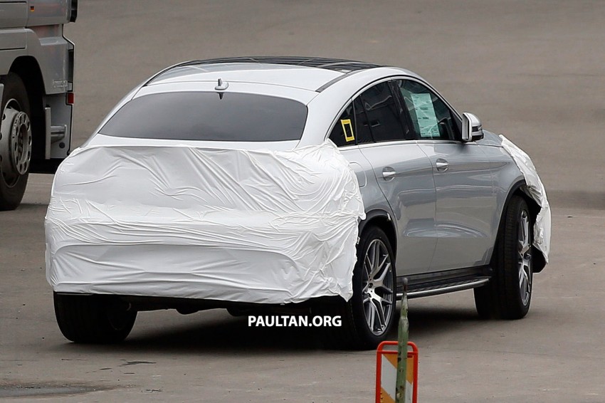 SPYSHOTS: Mercedes-Benz GLE Coupe nearly undisguised – production car ready for world debut? 283616