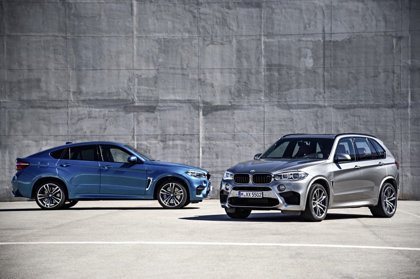 BMW X5 M and X6 M duo officially unveiled – 0-100 km/h in 4.0 secs, 567 hp from twin-turbo 4.4 litre V8 284006