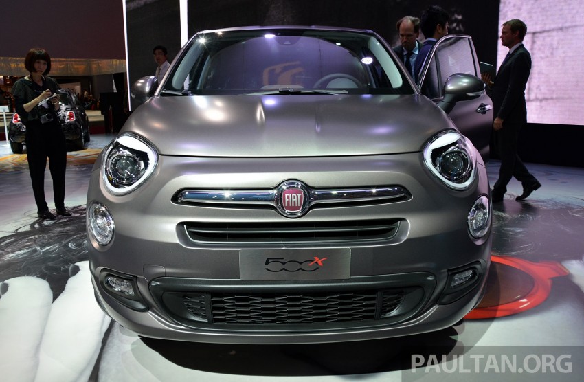 Fiat 500X mini crossover officially unveiled in Paris 277830