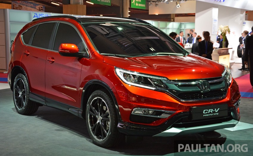 Honda CR-V European facelift – live images from Paris 278469