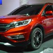 Honda CR-V European facelift – live images from Paris