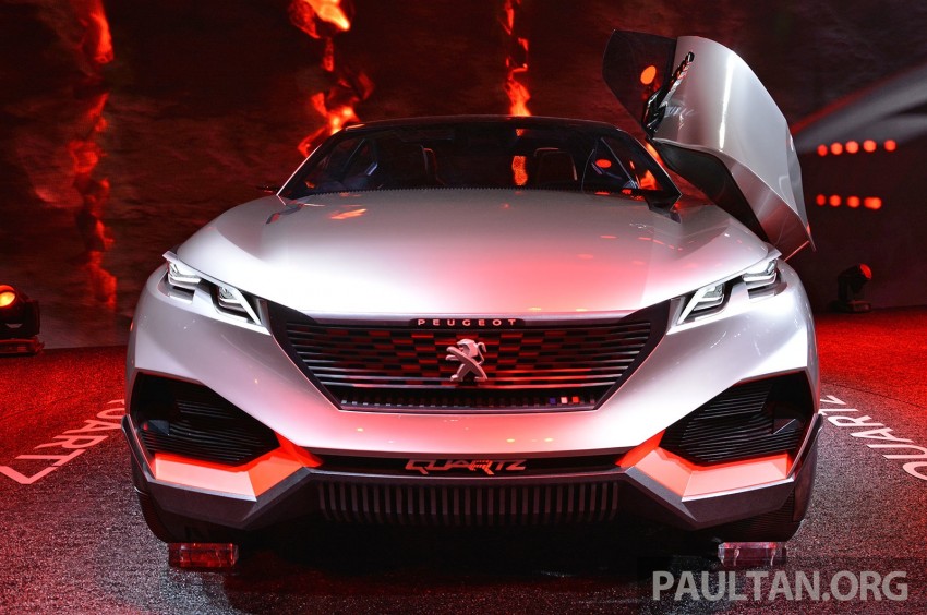 Paris 2014: Peugeot Quartz Concept, a 3008 preview? 279221
