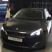 2014 Peugeot 308 previewed to dealers in Malaysia