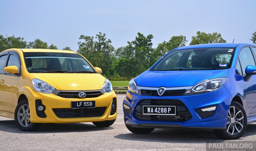 GALLERY: Proton Iriz vs Perodua Myvi – take your pick Image #281699