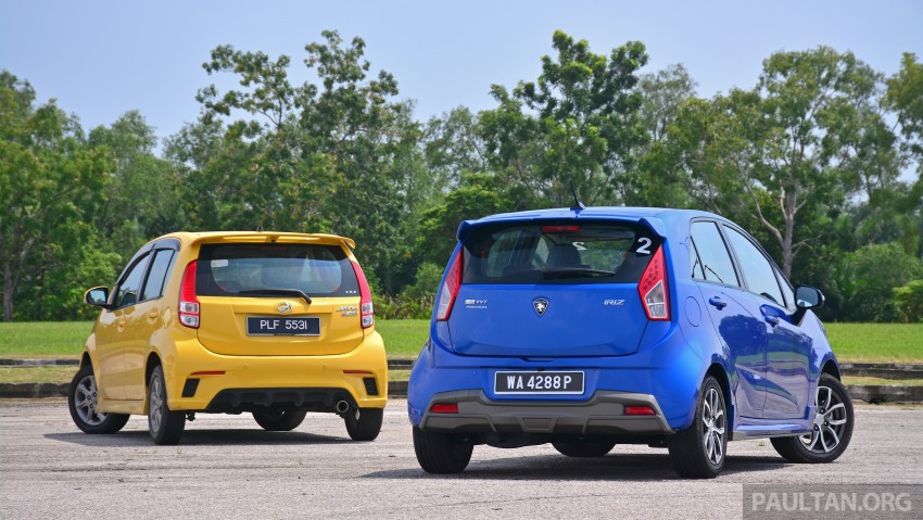 GALLERY: Proton Iriz vs Perodua Myvi – take your pick 281700