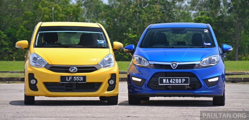 GALLERY: Proton Iriz vs Perodua Myvi – take your pick Image #281701