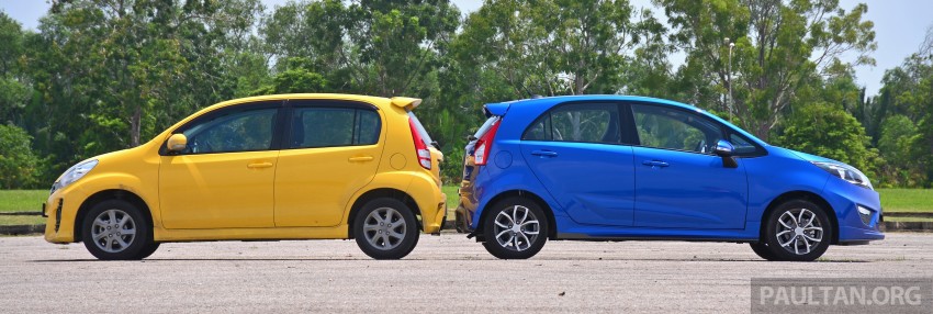 GALLERY: Proton Iriz vs Perodua Myvi – take your pick Image #281705