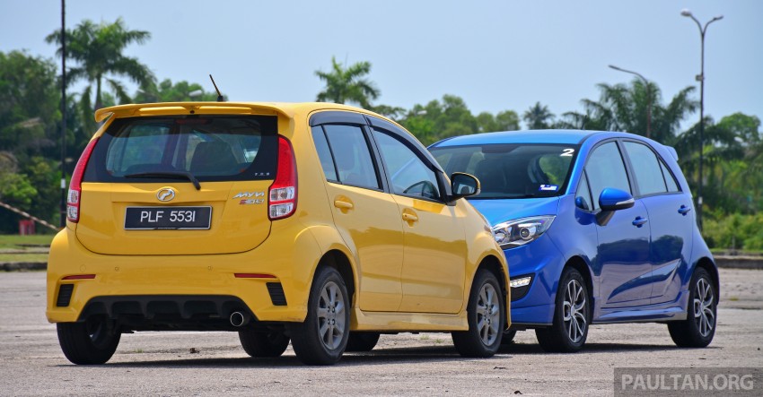 GALLERY: Proton Iriz vs Perodua Myvi – take your pick 281711