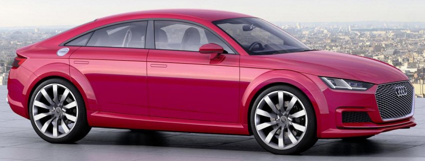 Audi TT Sportback concept is a TT with five doors 277159