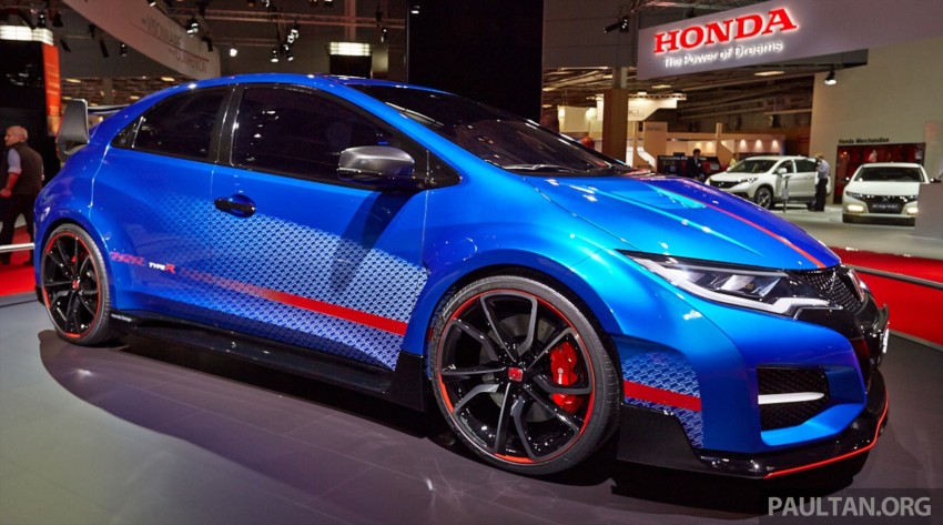 Honda Civic Type R Concept live on the Paris stand! 277521