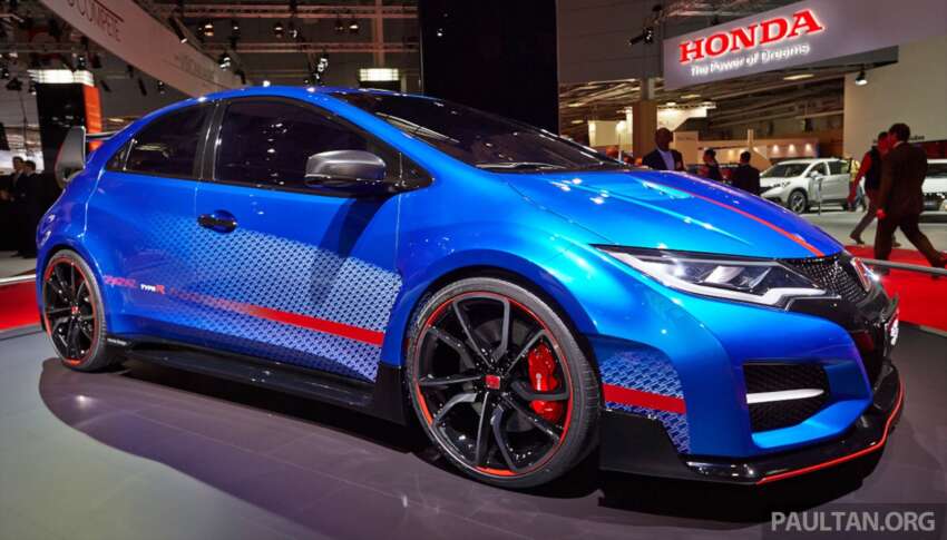 Honda Civic Type R Concept live on the Paris stand! 277526