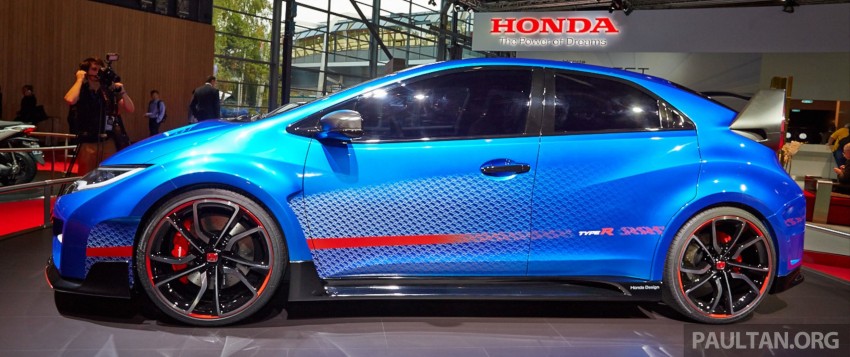 Honda Civic Type R Concept live on the Paris stand! 277528