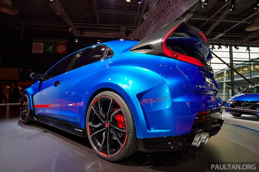 Honda Civic Type R Concept live on the Paris stand! 277454