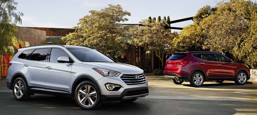 Hyundai Santa Fe gets updated for 2015 in the US – improved steering and suspension, power tailgate 282195