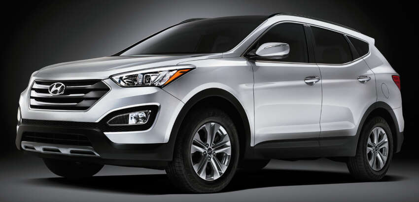 Hyundai Santa Fe gets updated for 2015 in the US – improved steering and suspension, power tailgate 282191