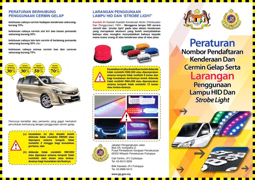 Kedah JPJ to advise accessory shops on illegal items 283579
