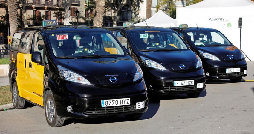 Nissan electric taxis delivered to Madrid and Barcelona 282362