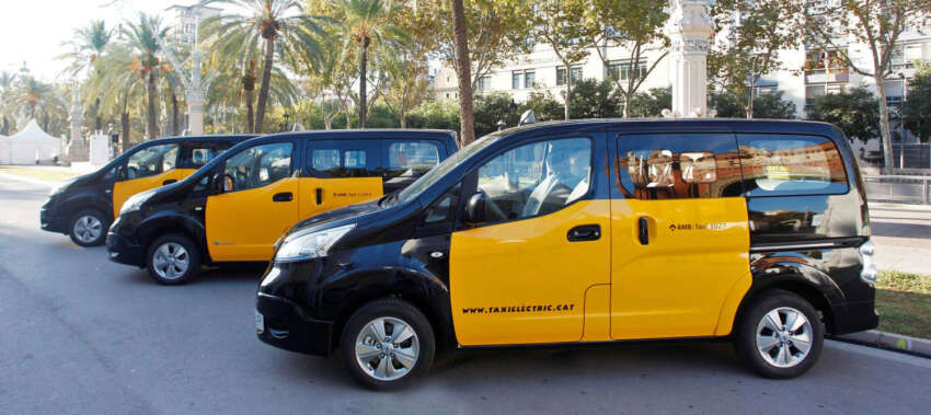 Nissan electric taxis delivered to Madrid and Barcelona 282363