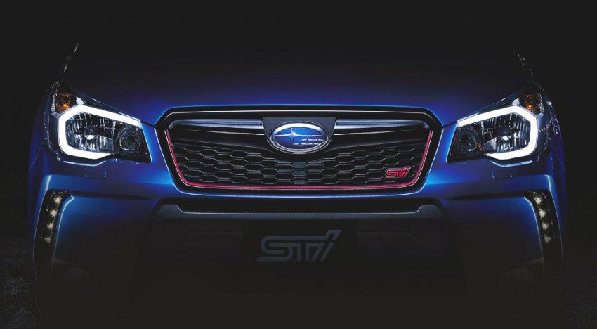 Subaru Forester STI teased prior to Nov 25 debut 283271