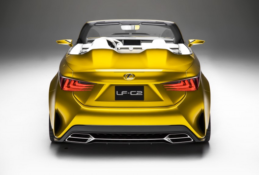 Lexus LF-C2 Concept previews 2+2 RC Convertible 289724