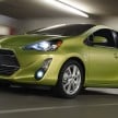 2015 Toyota Prius c facelift – upgraded inside and out