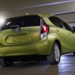 2015 Toyota Prius c facelift – upgraded inside and out