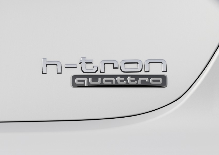 Audi A7 Sportback h-tron quattro features both hydrogen fuel cell tanks and plug-in charging 289932