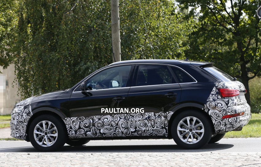 SPYSHOTS: Audi Q3 facelift captured testing 285043