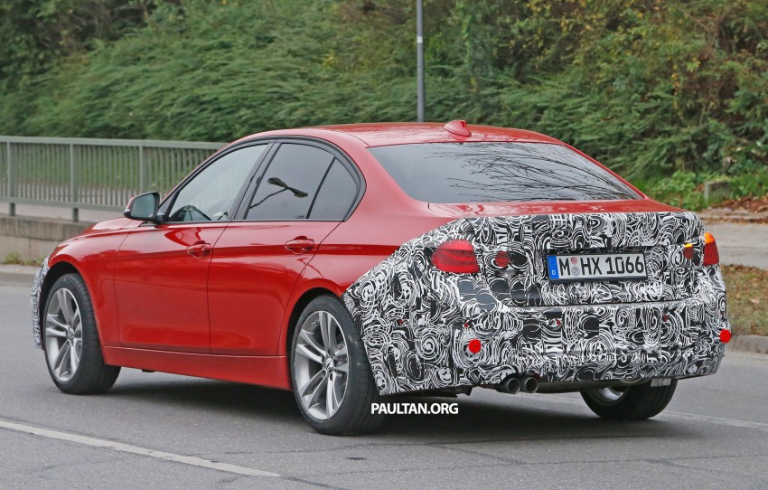 SPYSHOTS: F30 BMW 3 Series LCI snapped again 294218