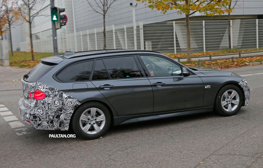 SPYSHOTS: F30 BMW 3 Series LCI snapped again 294231
