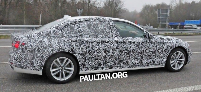 SPYSHOTS: G11 BMW 7 Series mule reveals details 292907