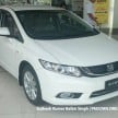 Honda Civic facelift now in Malaysia – more kit but lower prices across the board, from RM113,800