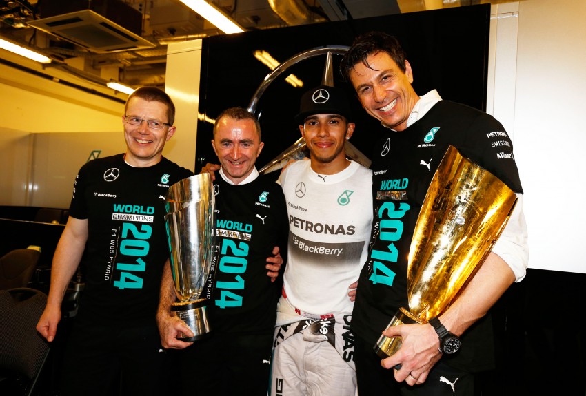 Lewis Hamilton wins second Formula 1 drivers’ title as Mercedes AMG Petronas dominates the 2014 season 290737
