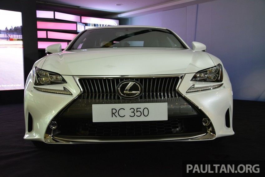 Lexus RC coupe launched in Malaysia – RC 350 Luxury for RM526k, 5.0 V8-powered RC F for RM782k 291173