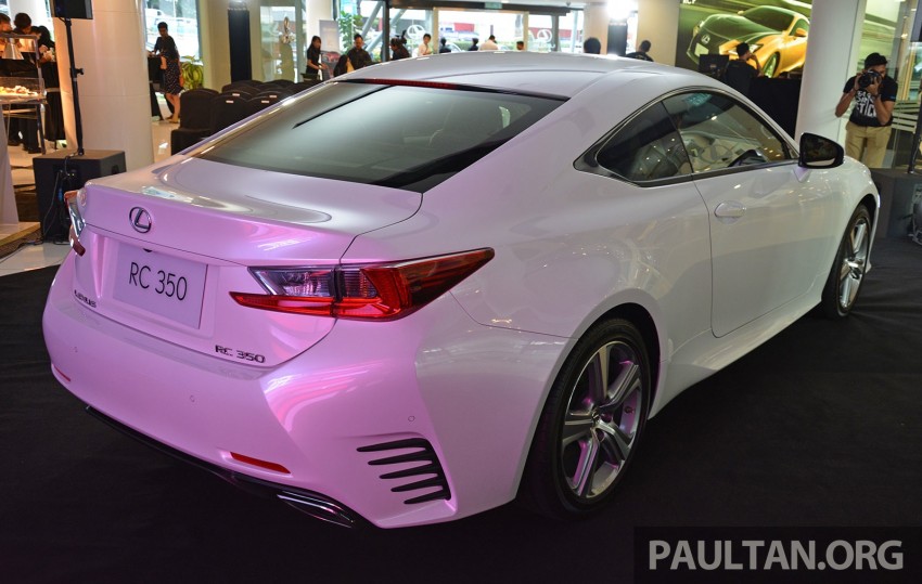 Lexus RC coupe launched in Malaysia – RC 350 Luxury for RM526k, 5.0 V8-powered RC F for RM782k 291175