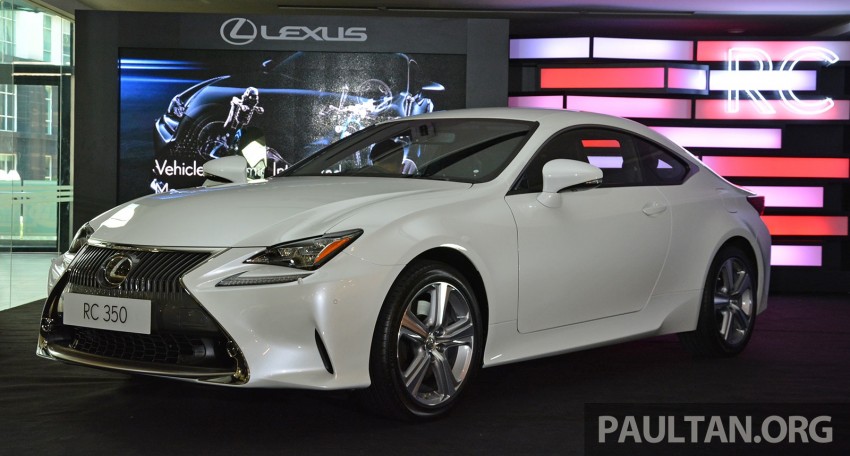 Lexus RC coupe launched in Malaysia – RC 350 Luxury for RM526k, 5.0 V8-powered RC F for RM782k 291181