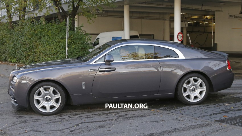 SPIED: Rolls-Royce Wraith – sportier model testing 287113