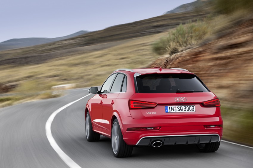 Audi Q3 facelift unveiled, RS Q3 boosted to 340 hp 286099