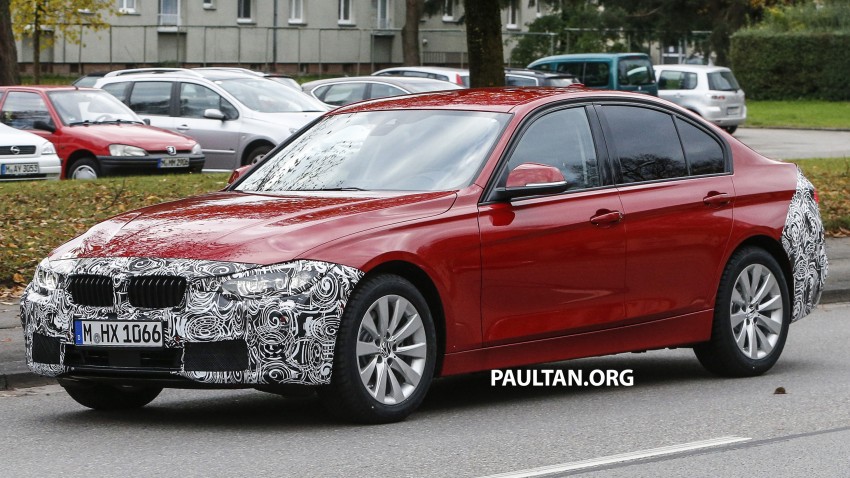 SPYSHOTS: F30 BMW 3 Series LCI snapped again 288455