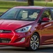 Hyundai Accent facelift revealed for the US market