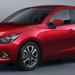 Mazda 2 Sedan – first photos out, full reveal next week