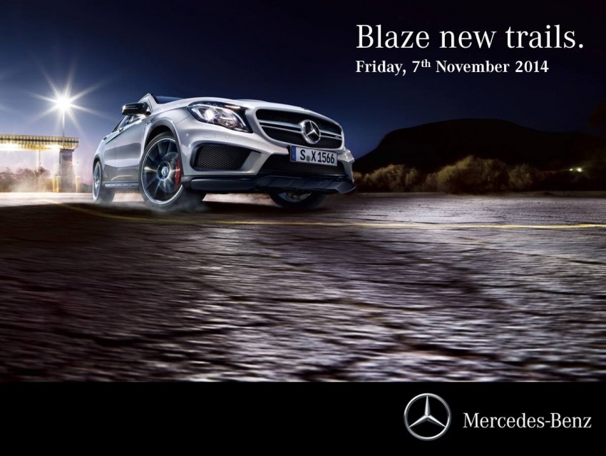 Mercedes-Benz GLA launch date teased – November 7 285302