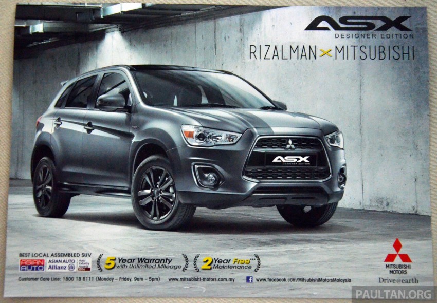 Mitsubishi ASX Designer Edition – 180 units, RM132k 286005
