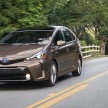 Toyota Prius v facelift debuts at the LA motor show