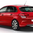 Citroen C4 updated with minor changes, new engines