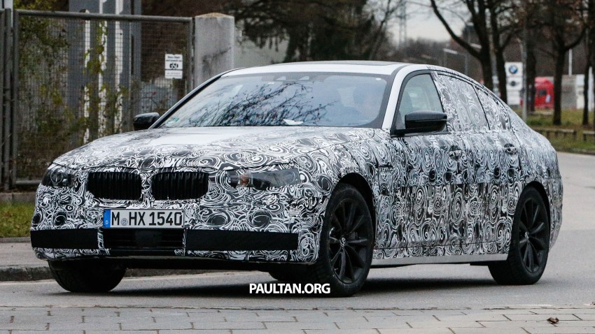 SPYSHOTS: G30 BMW 5 Series shows clearer details 295371