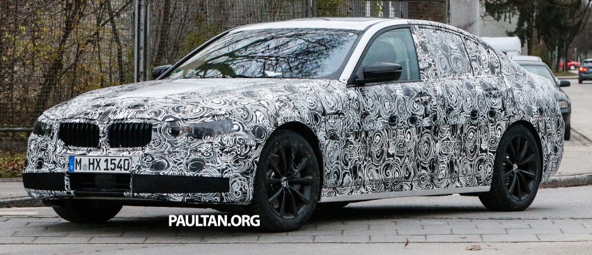 SPYSHOTS: G30 BMW 5 Series shows clearer details 295368