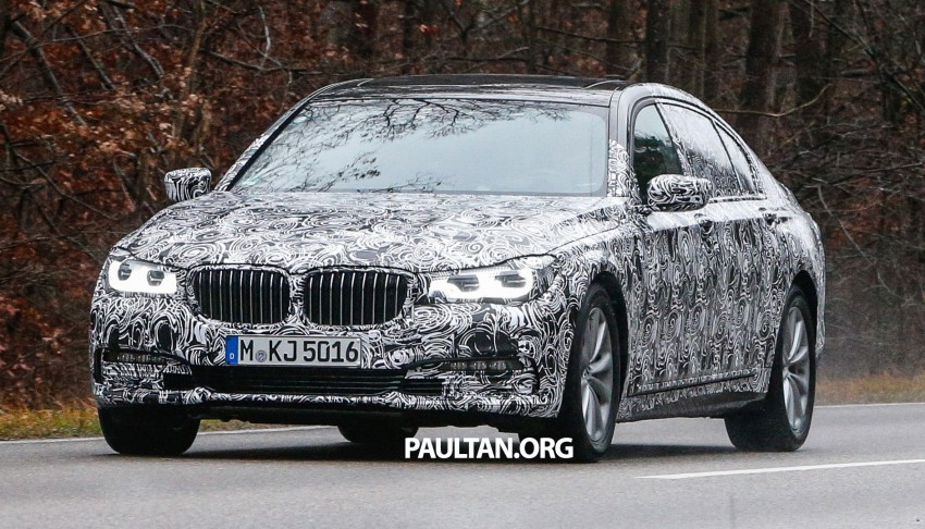 SPYSHOTS: G11 BMW 7 Series mule reveals details 293327