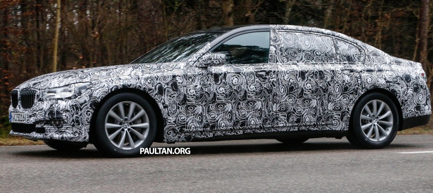 SPYSHOTS: G11 BMW 7 Series mule reveals details 293317